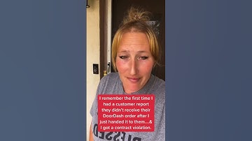 DOORDASH DRIVER Remembers Getting First CONTRACT VIOLATION ⚠️ #shorts #doordash