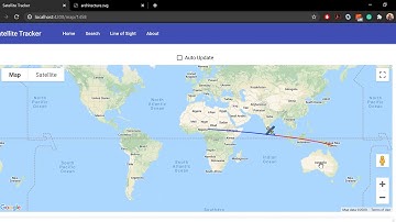 Satellite Tracker - DSCI-551 Project Demo - University of Southern California