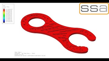 Additive Manufacture process simulation of simple clip - Run time 30 minutes