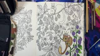 Monday Stream Train #8 - Colouring in Daydreams by Hanna Karlzon - Prismacolor Premier