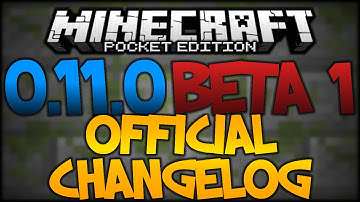 MCPE 0.11.0 BETA OFFICIAL CHANGELOG! [Beta #1]- Minecraft Pocket Edition 0.11.0 News Update