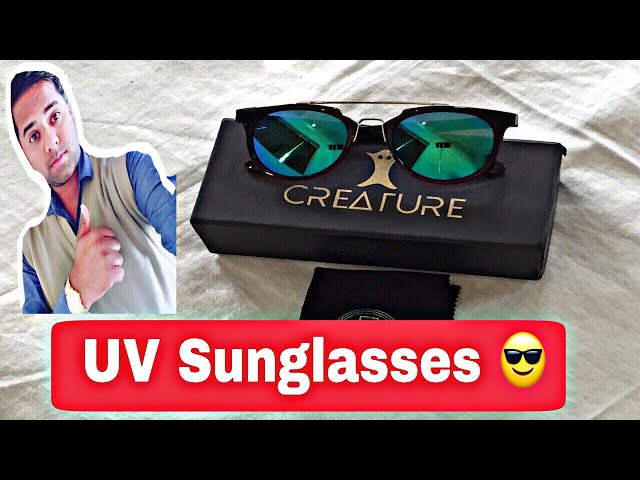 Creature Black & Green Sunglasses Combo For Men & Women with UV Protection  (Lens-Black & Green|Frame-Black|SUN-001-003) - Pack of 2 : Amazon.in:  Fashion