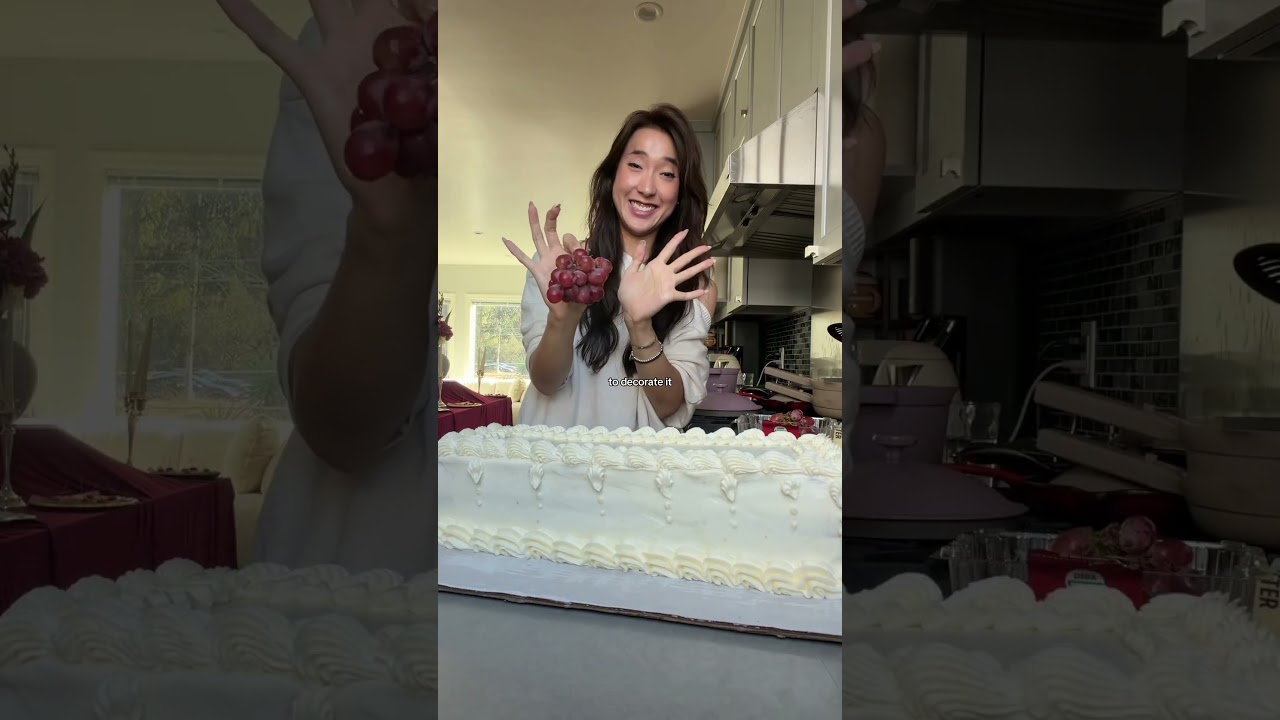 *trying* to bake my own 26th BIRTHDAY CAKE?!! ✨🎂🤯 #costco #birthdaycake #cakedecorating #bday
