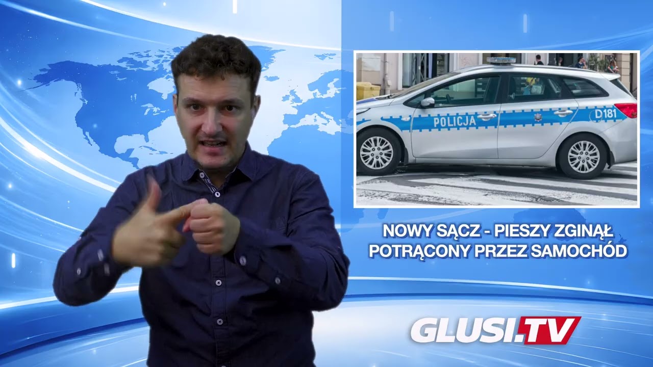 Nowy Sącz - pieszy zginął potrącony przez samochód