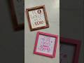 Make 3D Photo Frame Perfectly✨🫶 #shorts #diyphotoframe #craft