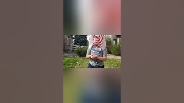 I chucked a silly string glob at my camera man