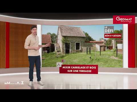 Ma Maison de A à Z - Mixer carrelage et bois sur une terrasse