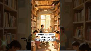 Sahabat Disabilitas Ini Bangun Perpustakaan Gratis #motivation #penjelajahanalam #faktaunik
