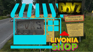 DayZ -  LIVONIA Shop and Base Location - Console Modding 2022