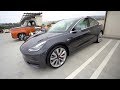 Tesla Model 3 Performance at Cars and Coffee