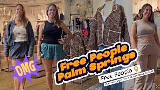 Free People Store Tour & Try On in PALM SPRINGS, CA!