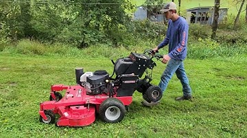 Gravely 48 Walk Behind Mower Operating Video!