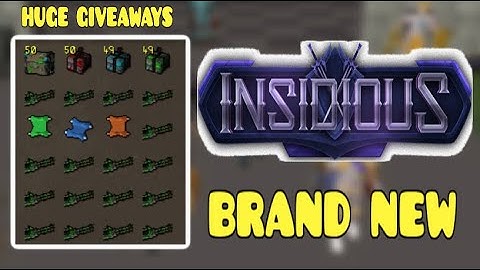 WE HAVE *ADMIN* RANK ON THIS BRAND NEW CUSTOM RSPS FOR A DAY?! (INSANE GIVEAWAYS) - Insidious RSPS