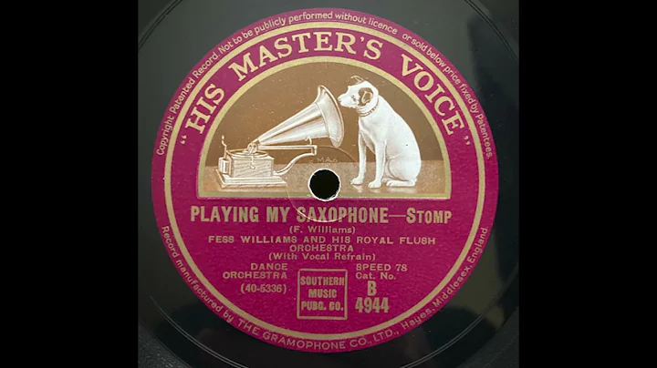 Fess Williams and his Royal Flush Orchestra - "Pla...