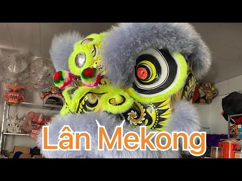 Video Đầu lân Mekông fun bộ giá rẻ// lân sư rồng 2021 - youtube