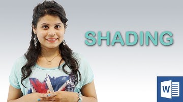 MS Word - Paragraph Shading and Borders | Hindi Tutorials || Chapter 4 | Video 4