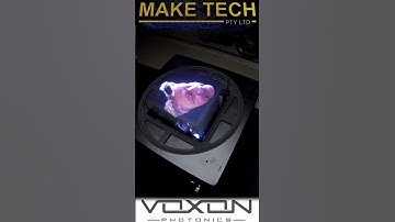 Voxon Volumetric display demo. #technology #engineering #cnc #3dprinting #cad #3D #VR #AR #hologram