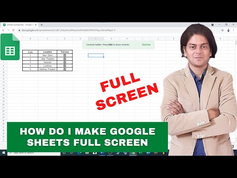 How To View Google Sheet In Landscape Moe?