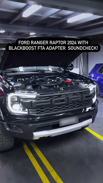🚀 Ford Ranger Raptor 2024 with BlackBoost FTA Adapter – Standstill Soundcheck! 🔥
