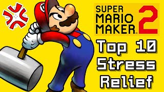 Super Mario Maker 2 Top 10 STRESS RELIEF Courses (Switch)