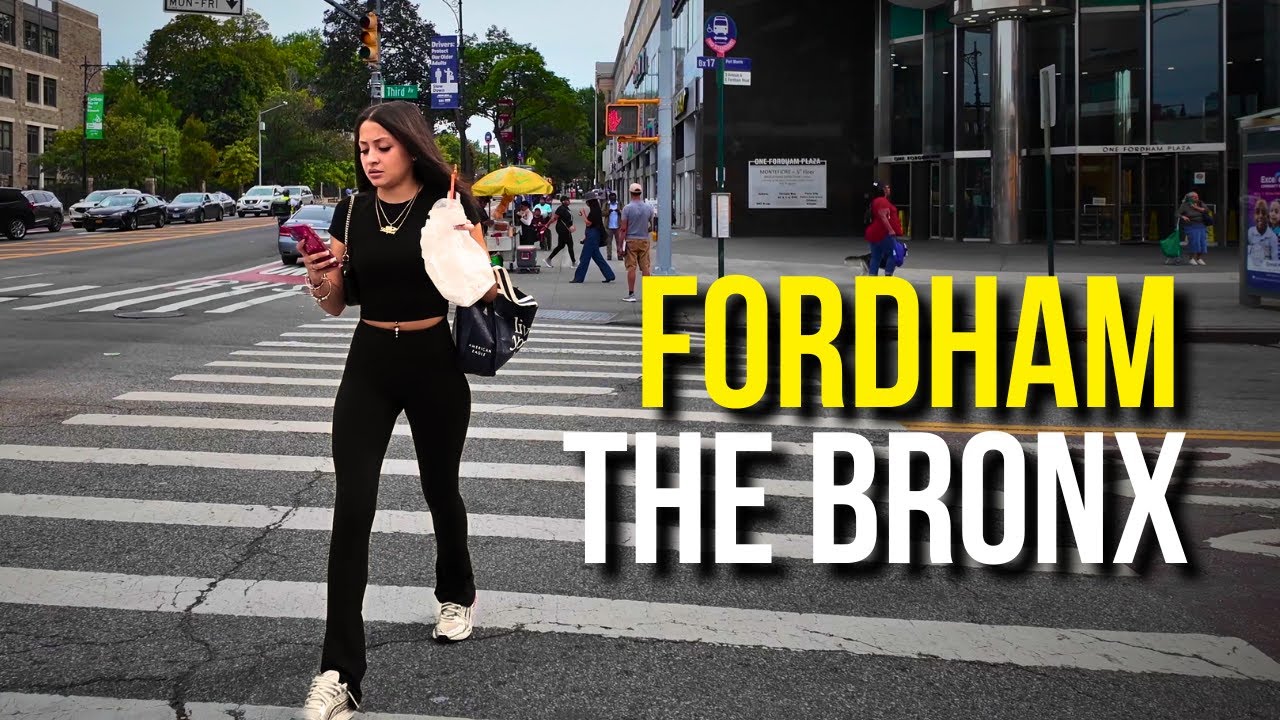 Bronx Walking Tour 4K Fordham Road NYC 2-Hour Virtual Walk