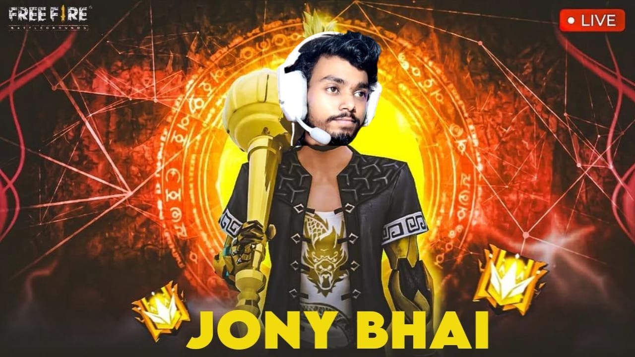 JONY BHAI IS LIVE NEW SEASON BR RANK GRANDMASTER PUSH TOP 1 #gyangaming ...