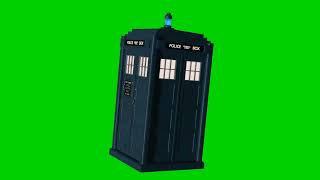 JW TARDIS in midflight (Greenscreen)