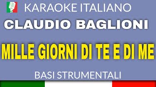Karaoke Italiano - Claudio Baglioni - Mille giorni di te e di me (versione strumentale con testo) screenshot 3