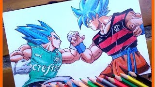 como desenhar o goku ssj4 🔥🔥 COMPLETO 👈 