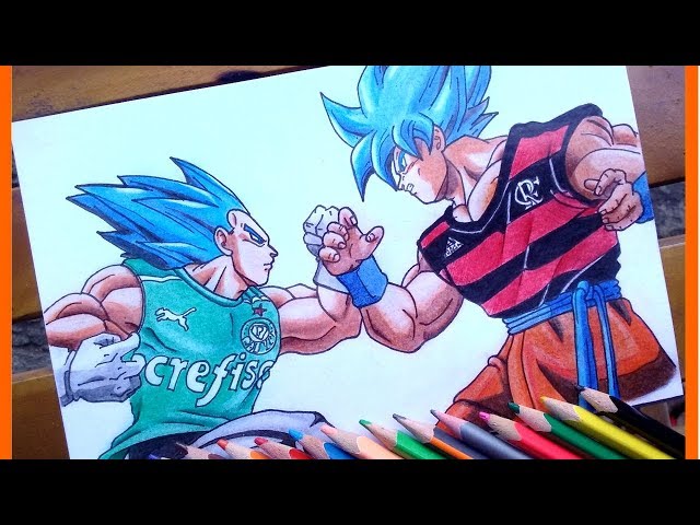 goku vs vegeta - Desenho de gustavo_pgame_ - Gartic