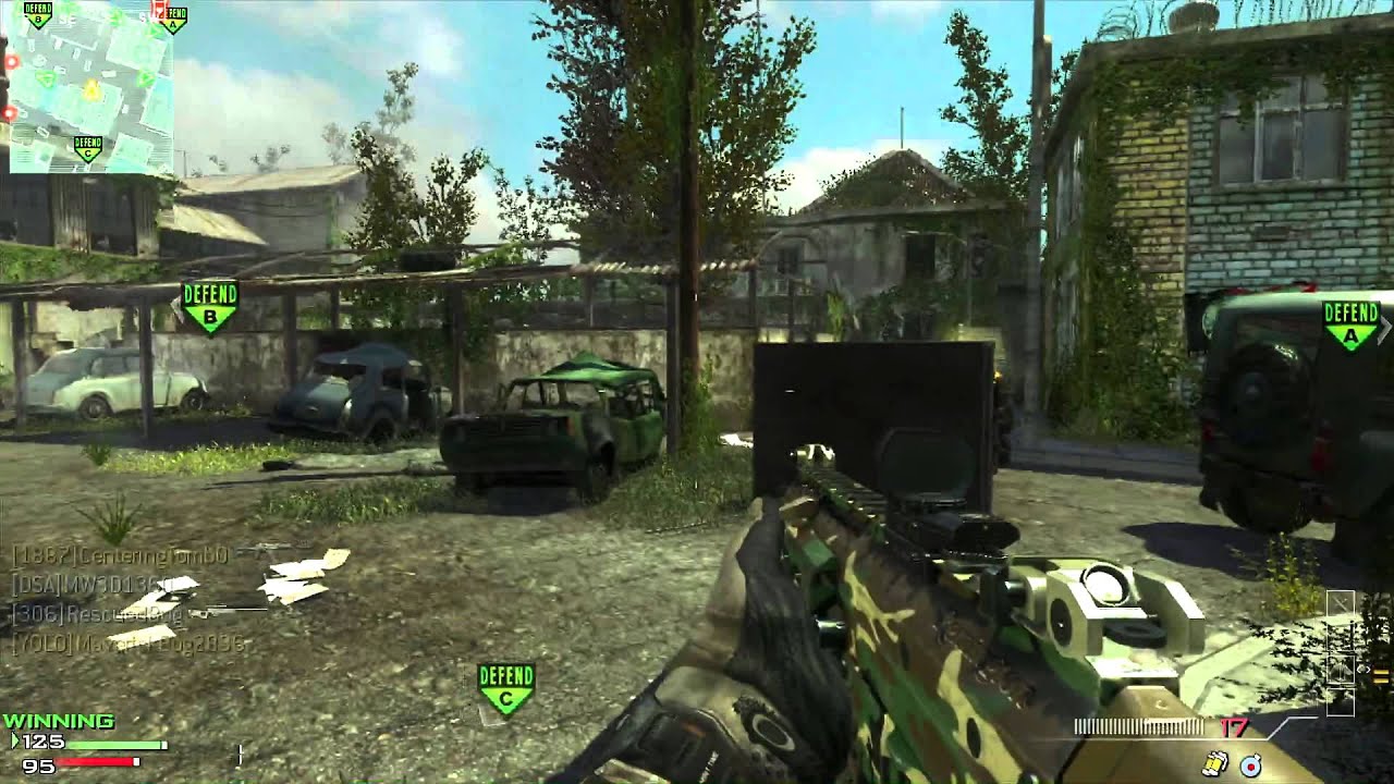 MW3: 61-4 Ground War with SCAR