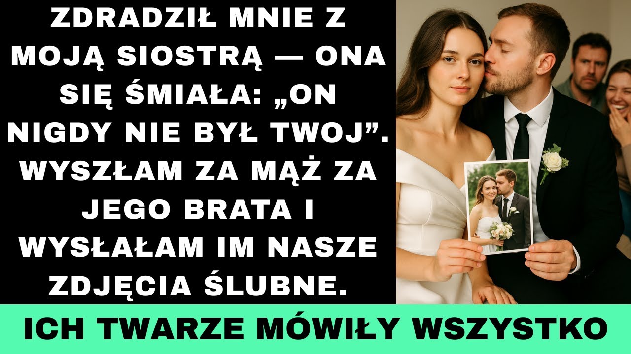 Mój chłopak zdradził mnie z moją siostrą – poślubiłam jego brata i wysłałam mu zdjęcia z wesela