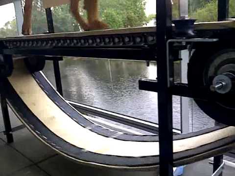 MIDAGUS - my first home made slatmill treadmill - YouTube