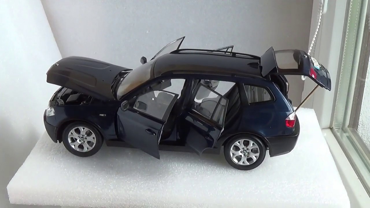 BMW X3 E83 3.0i Black 1:43 Kyosho 03521BK EXTREMELY RARE!!