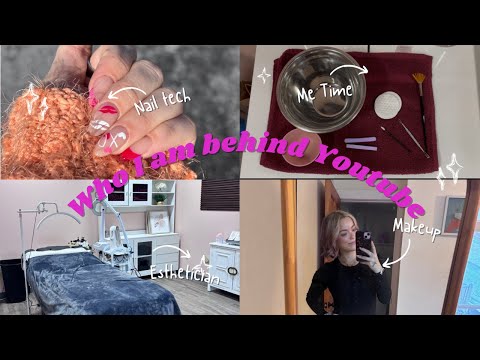 Who I am behind YouTube | Nail Tech & Esthetician day in the life, current makeup routine, chit chat
