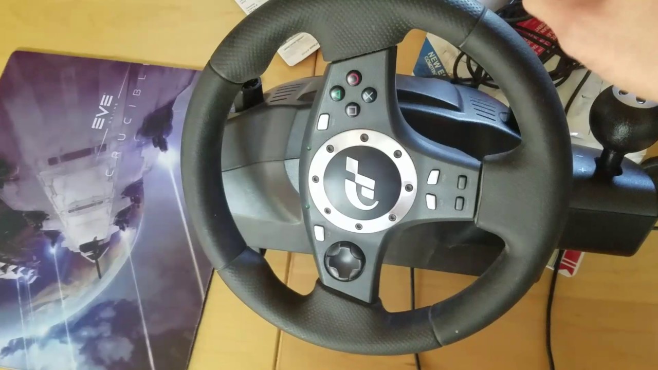 Yu-Shen shows 900 degree rotation of Logitech driving force pro