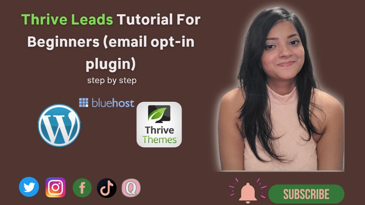 Thrive Leads Tutorial For Beginners (email opt-in plugin)