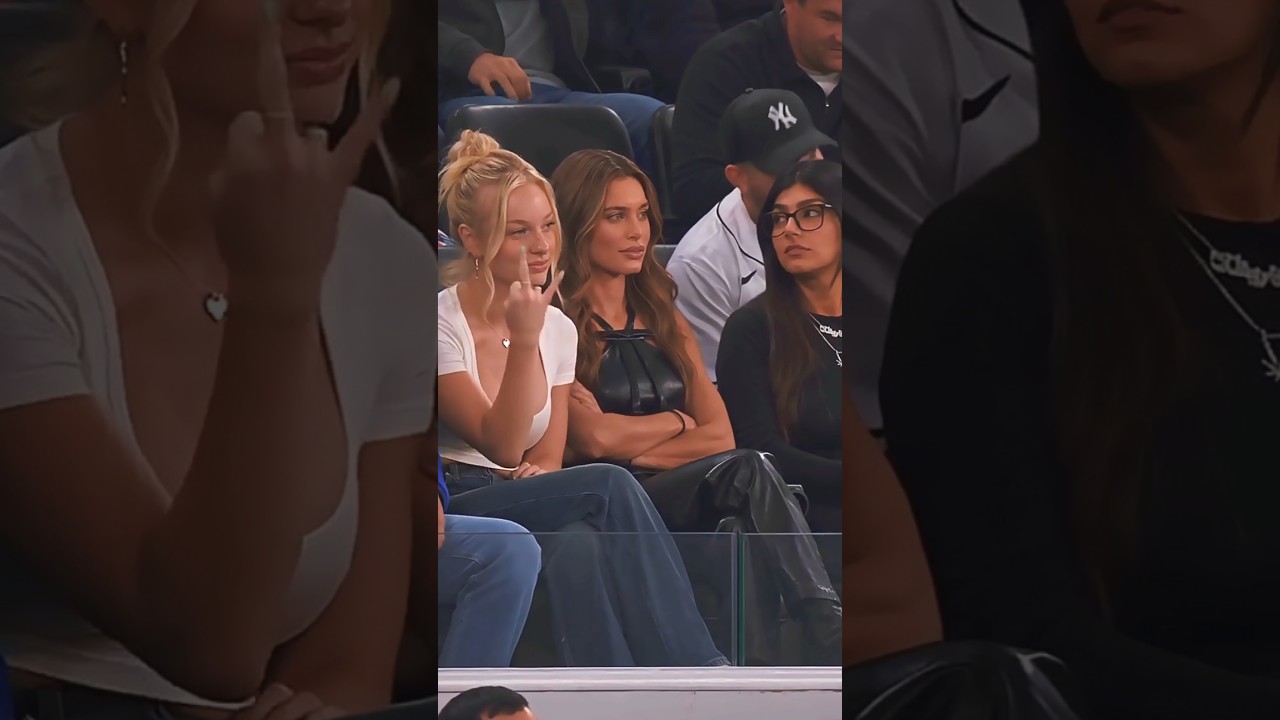 She wasn't expecting the camera to zoom in! 👀😂