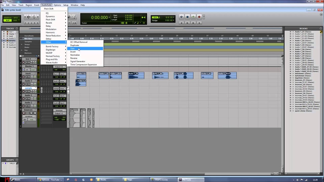 Pro Tools Quick Tip 2 - Audiosuite Favourites - YouTube