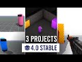 My First 3 Projects in Godot 4.0 ! ( + channel update )