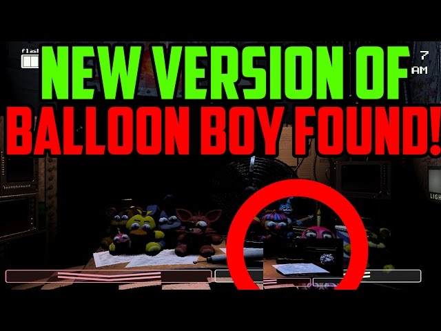 Five Nights at Freddy's 2: Playable Animatronics  Balloon Boy Has Never  Been This Scary Before! 