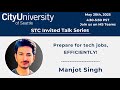 Prepare for tech jobs, EFFICIENTLY! - Manjot Singh