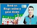 🎯GANÁ DINERO armando un BINGO ONLINE paso a paso