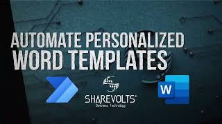 Automate Invoices with Word and Power Automate