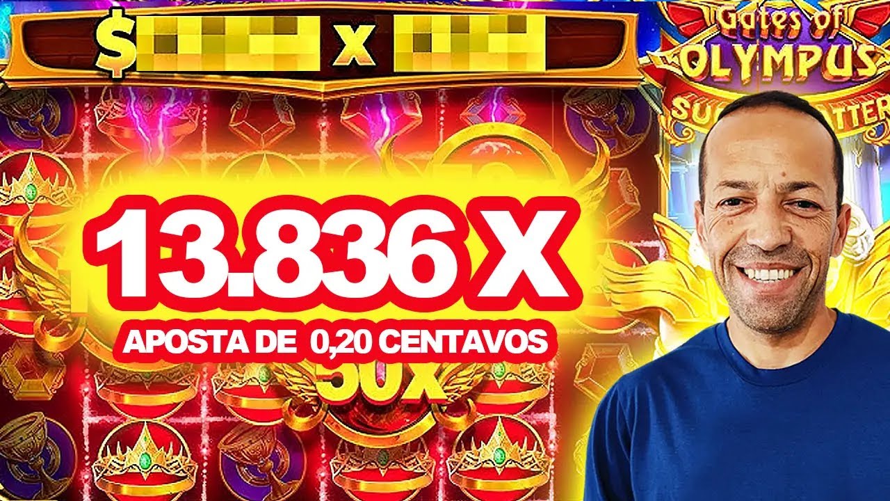 BIG WIN 13 836 X APOSTA DE 0 20 CENTAVOS SLOT GATES OF OLYMPUS SUPER SCATTER