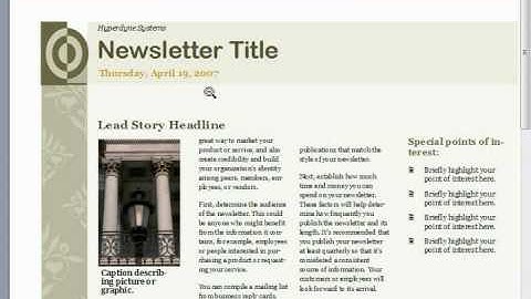 Publisher 2003 Tutorial Previewing Your Publication Microsoft Training Lesson 13.5