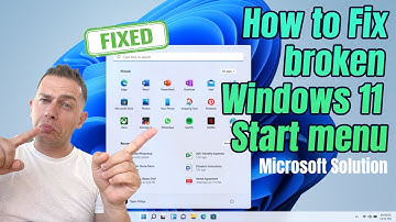 How to fix broken Windows 11 Start Menu - (Microsoft Emergency Fix) 2022