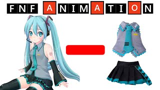 Friday Night Funkin ▶ Hatsune Miku ➖ Clothes = ❓❓❓ | FNF ANIMATION