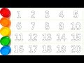 🎉 Counting 1 to 20 for Kids 🔢 | Learn Numbers 1-20 with Counting | 1 To 20 Numbers | @magickidsstudy