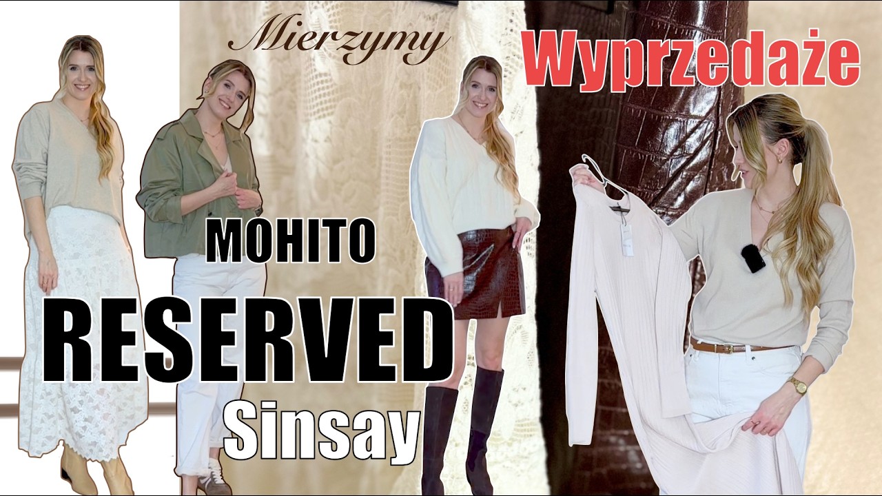 Mierzymy RESERVED, MOHITO, SINSAY, Wyprzedaż🔥 Kurtka za 19.99 zł i szorty za 17,99 zł